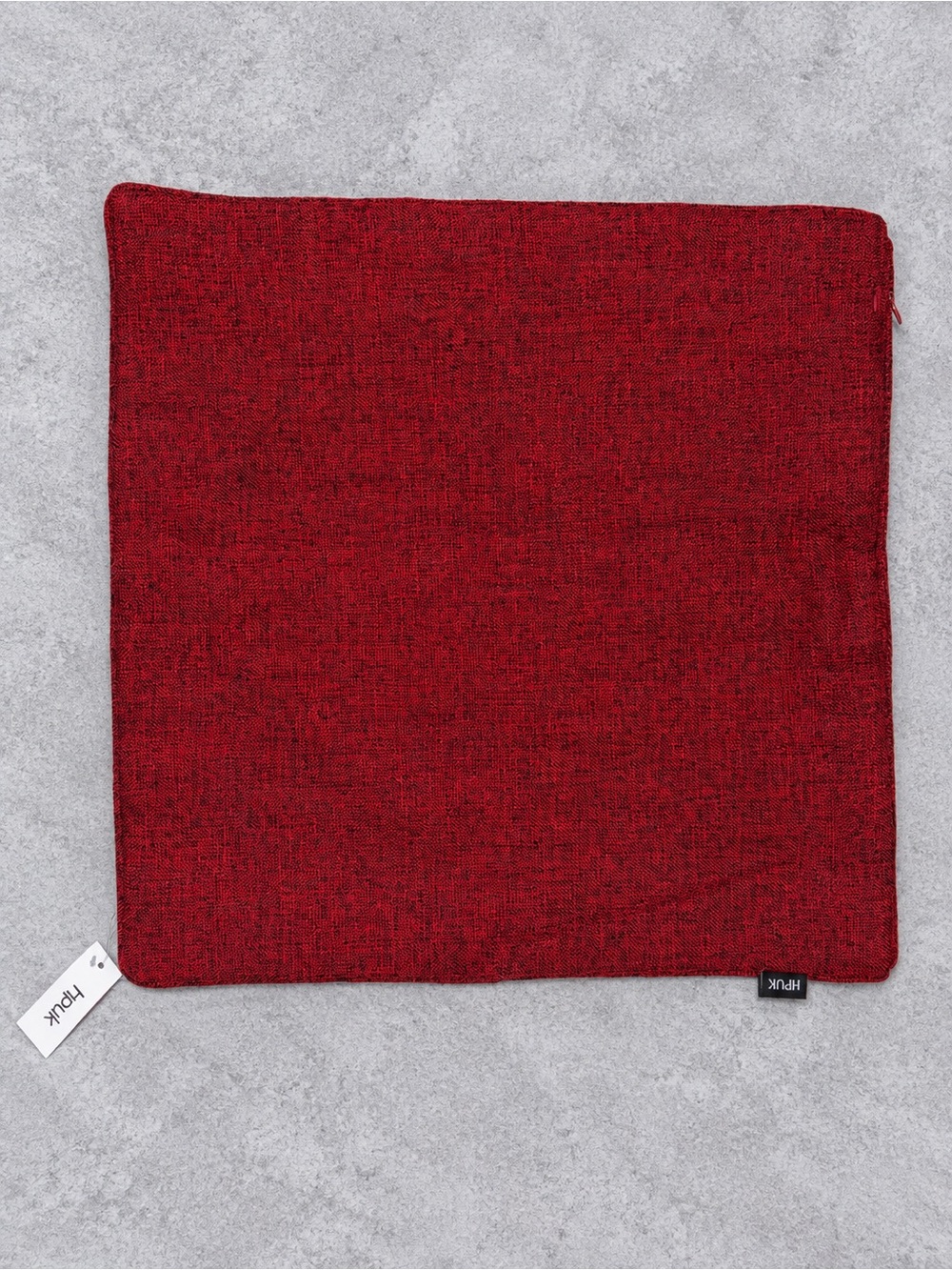 HPUK Throw Pillow Covers 18x18, Set of 2, Red Solid Couch Pillow Covers